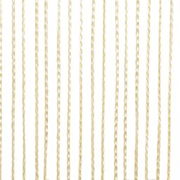 Berkfield Home String Curtains 2 pcs 140x250 cm Cream - thumbnail 4