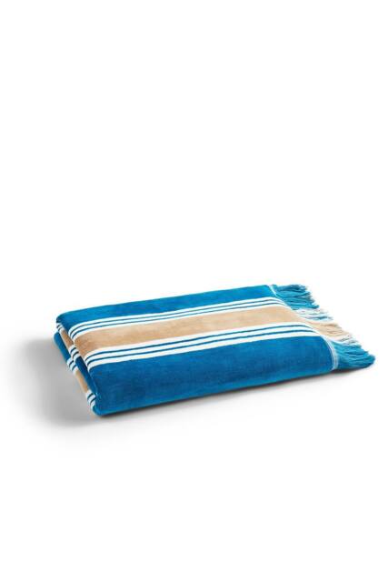 CHRISTY 'College' Hammam Inspired Fringed Beach Towel in Teal - image 1
