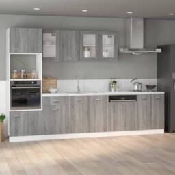 Berkfield Home Premium Bottom Cabinet Grey Sonoma 60x46x81.5 cm Engineered Wood - thumbnail 2