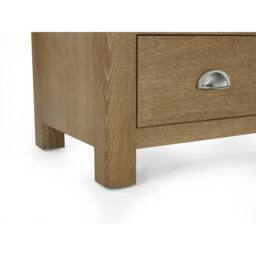 Cheshire Premium Hudson Limed Oak 3 Drawer Chest - Limed Oak in Brown - thumbnail 9