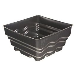 Primrose Square Plastic Reservoir For Water Features 70L in Black - thumbnail 1