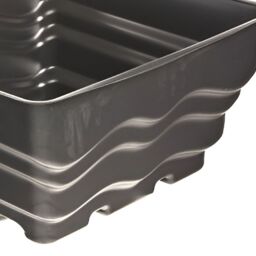 Primrose Square Plastic Reservoir For Water Features 70L in Black - thumbnail 2