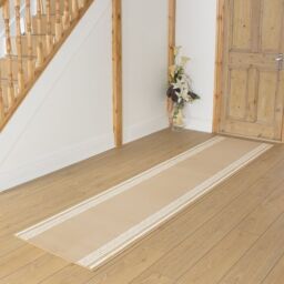 runrug Beige Key Long Hallway Carpet Runner - Size: 60 cm x 420 cm - thumbnail 3