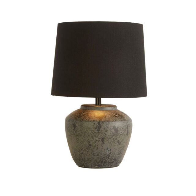 Lighting Collection Black Ceramic Lamp - image 1
