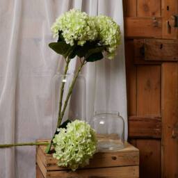 Lemon Pavilion Furniture and Decor Artificial Oversized Hydrangea - Plastic - L25 x W25 x H73 cm - Green - thumbnail 3