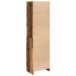 Berkfield Home Highboard Old Wood 50x35x180 cm Engineered Wood in Brown - Size: 50 x 35 x 180 cm - thumbnail 8