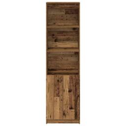 Berkfield Home Highboard Old Wood 50x35x180 cm Engineered Wood in Brown - Size: 50 x 35 x 180 cm - thumbnail 6