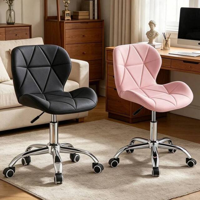 SPETLEK Vanity Desk Chair Vanity Chair Swivel Chair Adjustable Height black - Size: 0.6m2 - image 1