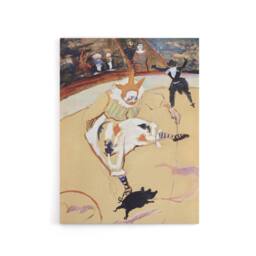 "Artery8 Medrano Circus With a Piglet Canvas Wall Art Print Lautrec in Beige - Size: W18"" x H24""" - thumbnail 1