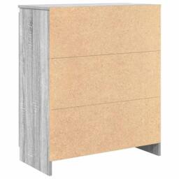 Berkfield Home Sideboard with Drawers Grey Sonoma 71x35x84 cm Engineered Wood - Size: 71 x 35 x 84 cm - thumbnail 8