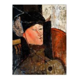 Artery8 Amedeo Modigliani Framed Wall Art Print Portrait of Beatrice Hastings - Size: A4 - thumbnail 3
