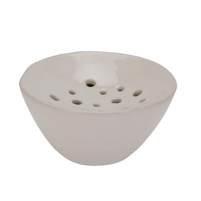 Hill Interiors Ceramic Flower Frog in White - image 1