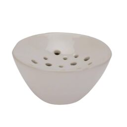 Hill Interiors Ceramic Flower Frog in White - thumbnail 3