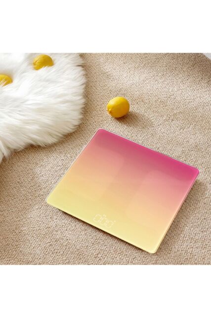 Living and Home Smart Scale for Body Weight and Fat Percentage in Yellow - image 1