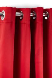 New Edge Blinds Essential Woven Thermal Blackout Eyelet Curtains in Red - Size: 168 cm width x 229 cm drop