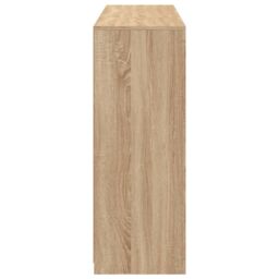 Berkfield Home Sideboards with LED Lights 3 pcs Sonoma Oak Engineered Wood in Brown - thumbnail 9