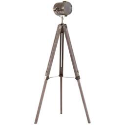 Wyld Haus Industrial Tripod Floor Lamp Grey & Bronze - Size: 140 cm - thumbnail 2
