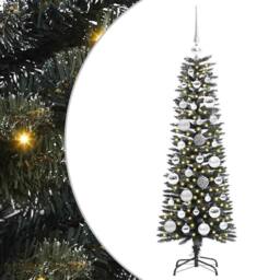 Berkfield Home Elegant Artificial Christmas Tree with Stand Green 40.5 x 40.5 x - thumbnail 3