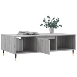 Berkfield Home Decorative Coffee Table Grey Sonoma 104x60x35 cm Engineered Wood - Size: 104 x 60 x 35 cm - thumbnail 4