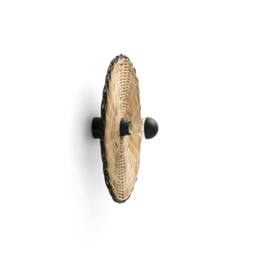 Netlighting Costas 400 H70 Black Rattan Wall Ceiling Lamp