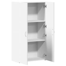 Berkfield Home Durable File Cabinet White 60x32x115 cm Engineered Wood - Size: 60 x 32 x 115 cm - thumbnail 7