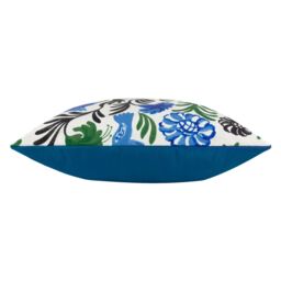 Furn Aljento Floral Water & UV Resistant Outdoor Cushion in Blue - Size: 43 cm x 43 cm - thumbnail 5