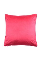 Bedlam 'On The Move' Velvet Filled Cushion in Blue - Size: 43 cm x 43 cm - thumbnail 2