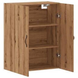 Berkfield Home Wall Mounted Cabinet Artisan Oak 69.5x34x90 cm Engineered Wood in Brown - thumbnail 5