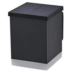 Osram Endura Style Quadro Outdoor Solar Wall Light LED 50lm 0.5W 3000K IP44 in Grey - thumbnail 1