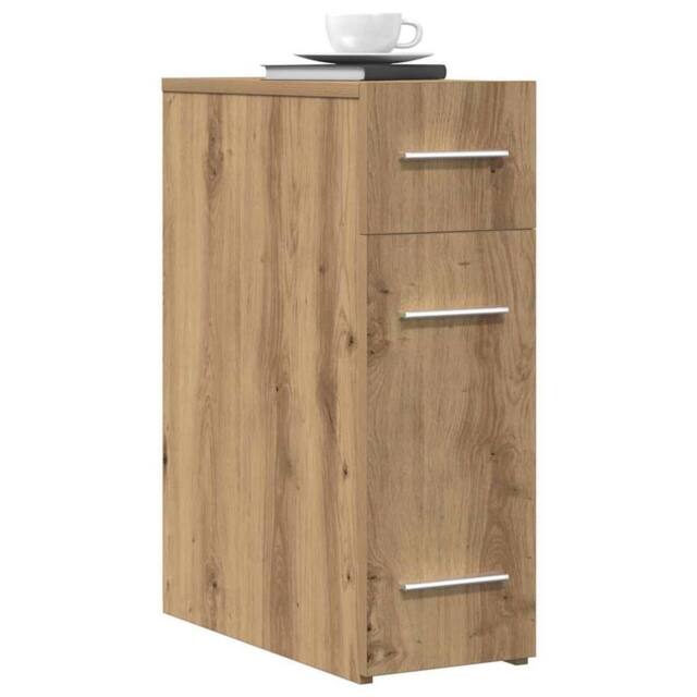 Berkfield Home Modern Apothecary Cabinet Artisan Oak 20x45.5x60 cm Engineered Wood in Brown - image 1