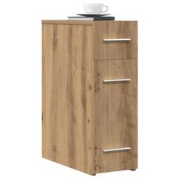 Berkfield Home Modern Apothecary Cabinet Artisan Oak 20x45.5x60 cm Engineered Wood in Brown - thumbnail 1