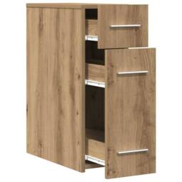 Berkfield Home Modern Apothecary Cabinet Artisan Oak 20x45.5x60 cm Engineered Wood in Brown - thumbnail 7