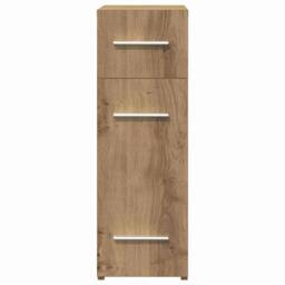 Berkfield Home Modern Apothecary Cabinet Artisan Oak 20x45.5x60 cm Engineered Wood in Brown - thumbnail 6
