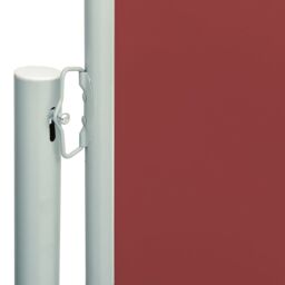 Berkfield Home Patio Retractable Side Awning 180x600 cm Red - thumbnail 3