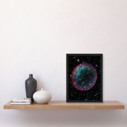 Artery8 Hubble Space Telescope Image Supernova Remnant Bubble Optical & X-Ray Blue Pink Composite Image SNR 0509-67.5 Gas Sphere Large Magellanic - thumbnail 2