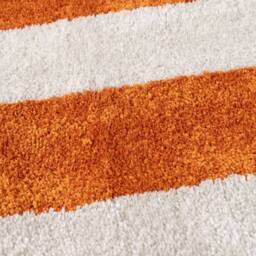 THE RUGS Joli Geometric Soft & Dense Pile Living Room & Bedroom Rug in Orange - Size: 200 cm x 290 cm - thumbnail 5