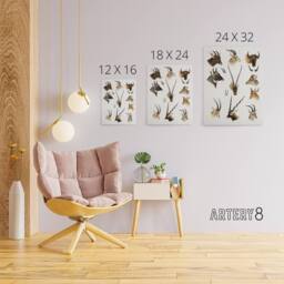 "Artery8 Bovidae Animals Vintage Illustration Lydekker Canvas Wall Art in White - Size: W18"" x H24""" - thumbnail 4