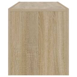 Berkfield Home TV Cabinet with LED Lights Sonoma Oak 120x35x40 cm in Light Brown - Size: 120 x 35 x 40 cm - thumbnail 6