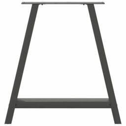 Berkfield Home Coffee Table Legs A-Shaped 2 pcs Anthracite¬†70x(72-73) cm Steel in Black - thumbnail 5
