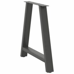 Berkfield Home Coffee Table Legs A-Shaped 2 pcs Anthracite¬†70x(72-73) cm Steel in Black - thumbnail 4