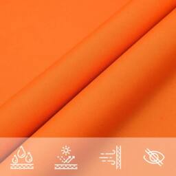 Berkfield Home Sunshade Sail Oxford Fabric Triangular 4x5x5 m Orange - thumbnail 7