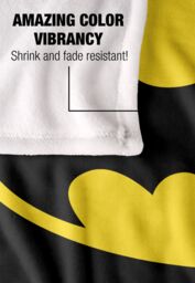 Batman Bat Mom Officially Licensed Silky Touch Super Soft Throw Blanket 152x127 cm in White - thumbnail 4