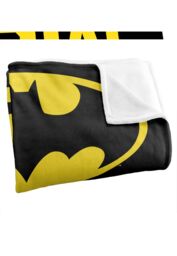 Batman Bat Mom Officially Licensed Silky Touch Super Soft Throw Blanket 152x127 cm in White - thumbnail 3