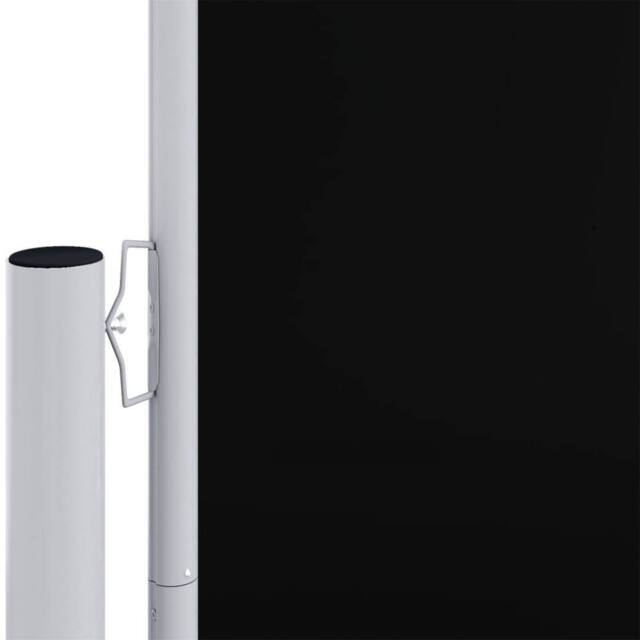 Berkfield Home Retractable Side Awning Black 160x1200 cm - image 1