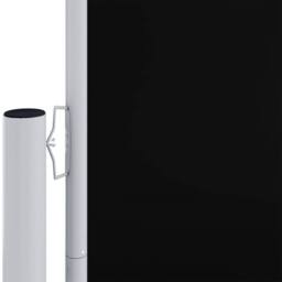 Berkfield Home Retractable Side Awning Black 160x1200 cm