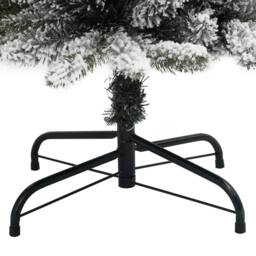 Berkfield Home Beautiful Artificial Christmas Tree 300 LEDs & Flocked Snow 180 cm in Green - thumbnail 8