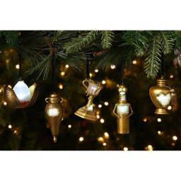 Warner Bros Harry Potter Alumni LED Hanging Decoration - Skelegro in Gold - thumbnail 6