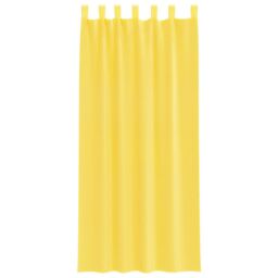Berkfield Home Voile Curtains with Loops 2 pcs Yellow 140x225 cm - thumbnail 4