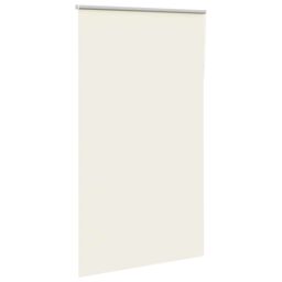 Berkfield Home Roller Blind Blackout Off-White 120x210 cm Fabric Width 116.6 cm Polyester in White - thumbnail 3