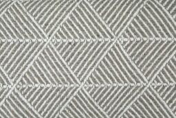 New Edge Blinds Geo Diamond Collection Cotton Throw in Natural - Size: 228 cm x 254 cm - thumbnail 2